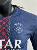 25/26 PSG Home Jersey Player Version Long Sleeve 1:1 Quality