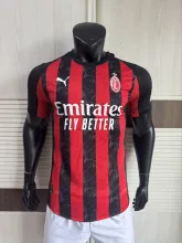 25/26 AC Milan Home Jersey Player Version 1:1 Quality