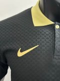 25/26 Barcelona Polo Black Jersey Player Version  1:1 Quality