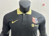 25/26 Barcelona Polo Black Jersey Player Version  1:1 Quality