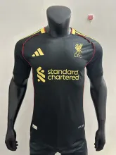 25/26 Liverpool Black Jersey Player Version 1:1 Quality xuejin