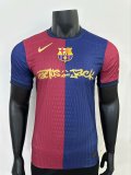 24/25 Barcelona TRAVIS SCOTT Home Jersey Special Sponsors Player Version  1:1 Quality