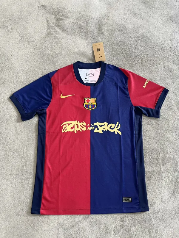 24/25 BARCELONA TRAVIS SCOTT HOME SOCCER JERSEY