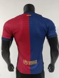 24/25 Barcelona TRAVIS SCOTT Home Jersey Special Sponsors Player Version  1:1 Quality