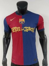 24/25 Barcelona TRAVIS SCOTT Home Jersey Special Sponsors Player Version  1:1 Quality