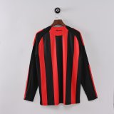 08/09 AC Milan Home Retro Jersey Long Sleeve