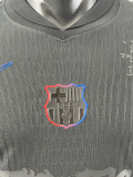 24/25 Barcelona TRAVIS SCOTT Away Long Sleeve Jersey Special Sponsors Player Version  1:1 Quality