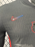 24/25 Barcelona TRAVIS SCOTT Away Long Sleeve Jersey Special Sponsors Player Version  1:1 Quality