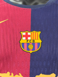 24/25 Barcelona TRAVIS SCOTT Home Long Sleeve Jersey Special Sponsors Player Version  1:1 Quality