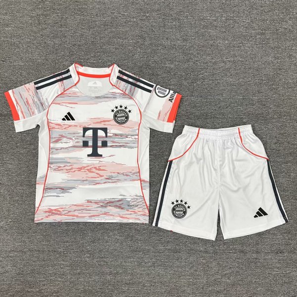 25/26 Bayern Munich Away Kids Jersey