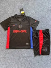 24/25 Barcelona TRAVIS SCOTT Away Kids