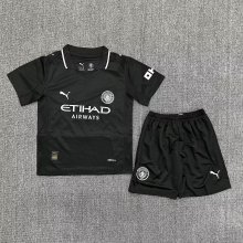 25/26 Man City Black Kids Jersey