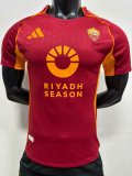 25/26 Roma Home Jersey With Sponsors Player Version 1:1 Quality