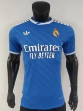 Copy 25/26 Real Madrid Blue Jersey Player Version 1:1 Quality
