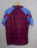 1990 Aston Villa F.C Home Retro Jersey Fans Version