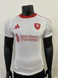 25/26 Liverpool White Jersey Player Version 1:1 Quality xuejin