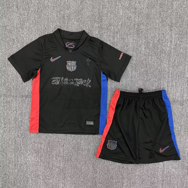 24/25 Barcelona TRAVIS SCOTT Away Kids