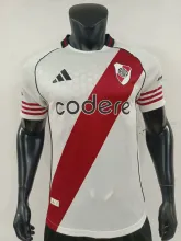 25/26 River Plate Home Player Version Soccer Jersey Thai Quality