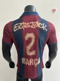 24/25 Barcelona TRAVIS SCOTT Jersey Player Version  1:1 Quality