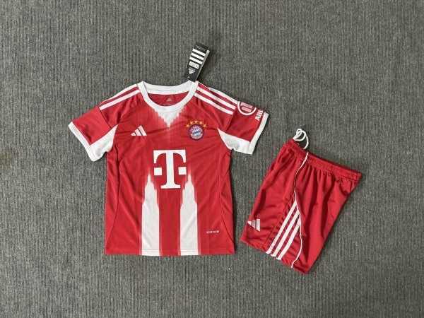 25/26 Bayern Munich Home Kids Jersey