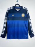 2014 Argentina Away Retro Jersey Long Sleeve Fans Version