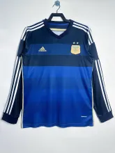 2014 Argentina Away Retro Jersey Long Sleeve Fans Version