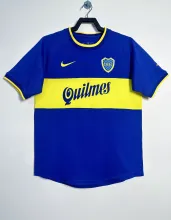 00/01 Boca Home Retro Soccer Jersey Thai Quality