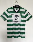 99/00 Sporting Lisbon Home Retro Jersey Thai Quality