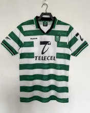 99/00 Sporting Lisbon Home Retro Jersey Thai Quality
