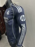 25/26 Real Madrid Away Long Sleeve Jersey Player Version 1:1 Quality