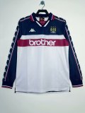 97/98 Manchester City Away Long Sleeve Retro Jersey