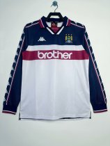 97/98 Manchester City Away Long Sleeve Retro Jersey