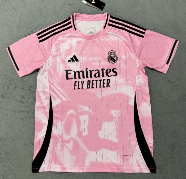 25/26 Real Madrid Pink Training Jersey Fan Version