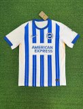 24/25 Brighton Home Blue White Fans Soccer Jersey
