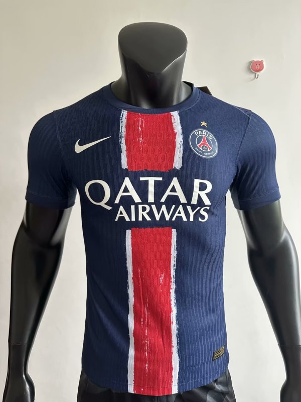 24/25 PSG Home Jersey With Winner Star Player Version 1:1 Quality