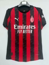 25/26 AC Milan Home Jersey Player Version 1:1 Quality