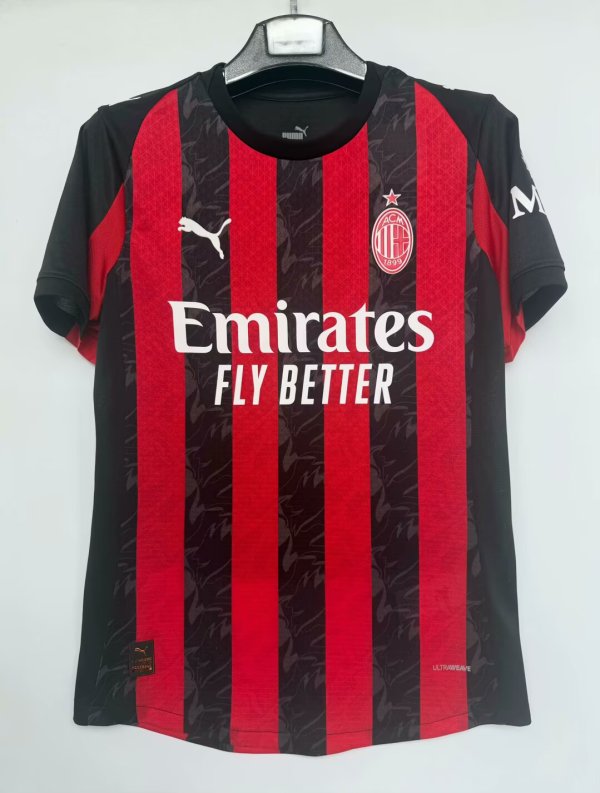 25/26 AC Milan Home Jersey Player Version 1:1 Quality