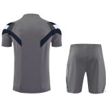 25/26 Real Madrid White Training Set--Short sleeve and Short Pant Training Tracksuit