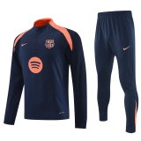 25/26 Barcelona Dark Blue Sweater Tracksuit Thai Quality