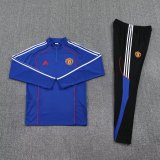 25/26 Man United Blue Sweater Tracksuit Thai Quality