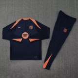 25/26 Barcelona Dark Blue Sweater Tracksuit Thai Quality
