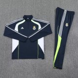 25/26 Real Madrid Dark Blue Sweater Tracksuit Thai Quality