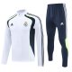 25/26 Real Madrid White Sweater Tracksuit Thai Quality