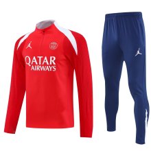 25/26 PSG Red Sweater Tracksuit Thai Quality
