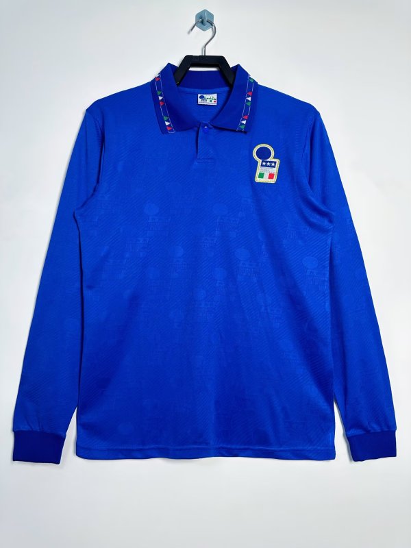 1994 Italy Home Retro Jersey Long Sleeve