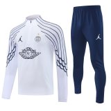 25/26 PSG White Sweater Tracksuit Thai Quality