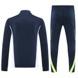 25/26 Real Madrid Dark Blue Sweater Tracksuit Thai Quality