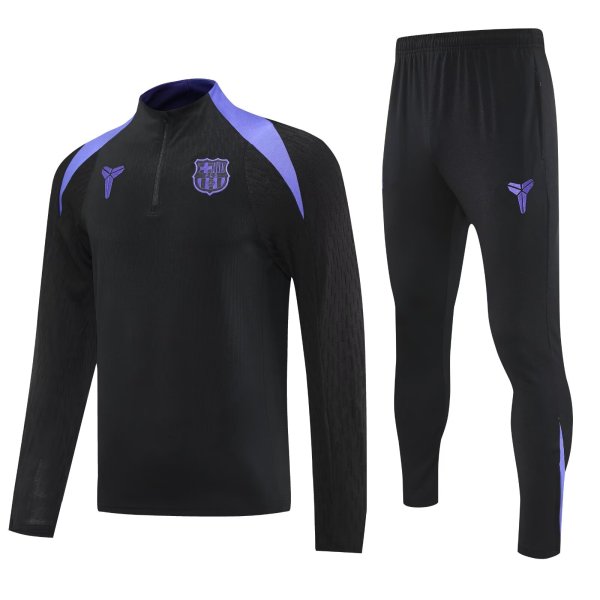 25/26 Barcelona Black Sweater Tracksuit Thai Quality