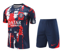 24/25 PSG Training Jersey Black Training Tracksuit