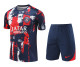 24/25 PSG Training Jersey Black Training Tracksuit